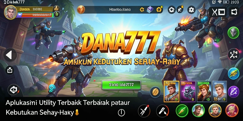 Tampilan intuitif dan fitur praktis DANA777 dalam mengelola aktivitas.
