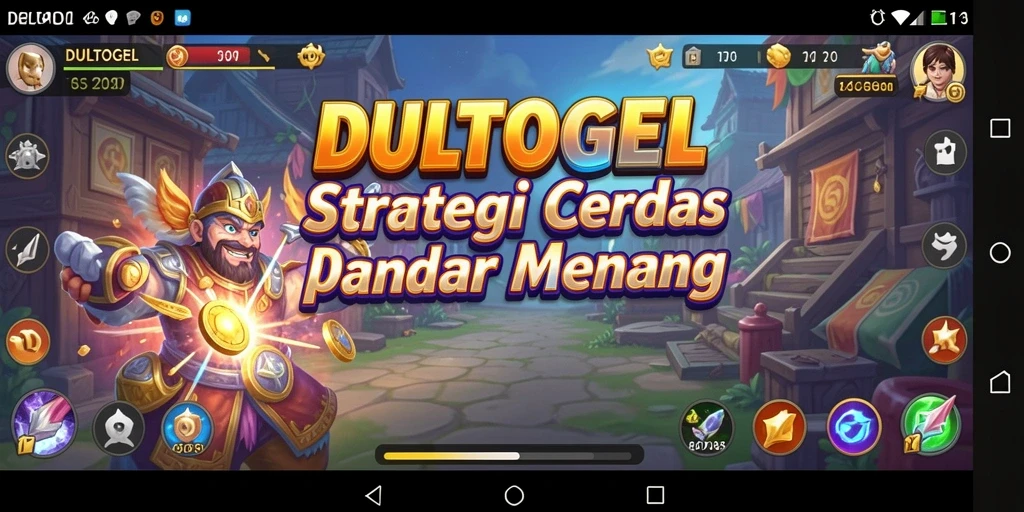 Tangkapan layar DULTOGEL menampilkan gameplay strategi yang mendalam.
