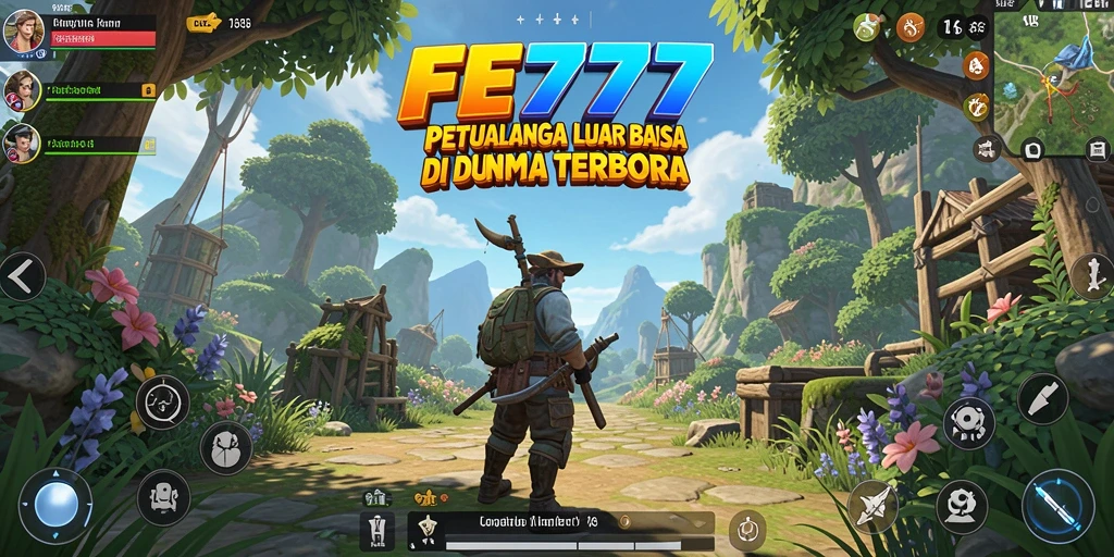 Tangkapan layar gameplay FE777 menampilkan eksplorasi luar biasa di dunia terbuka.