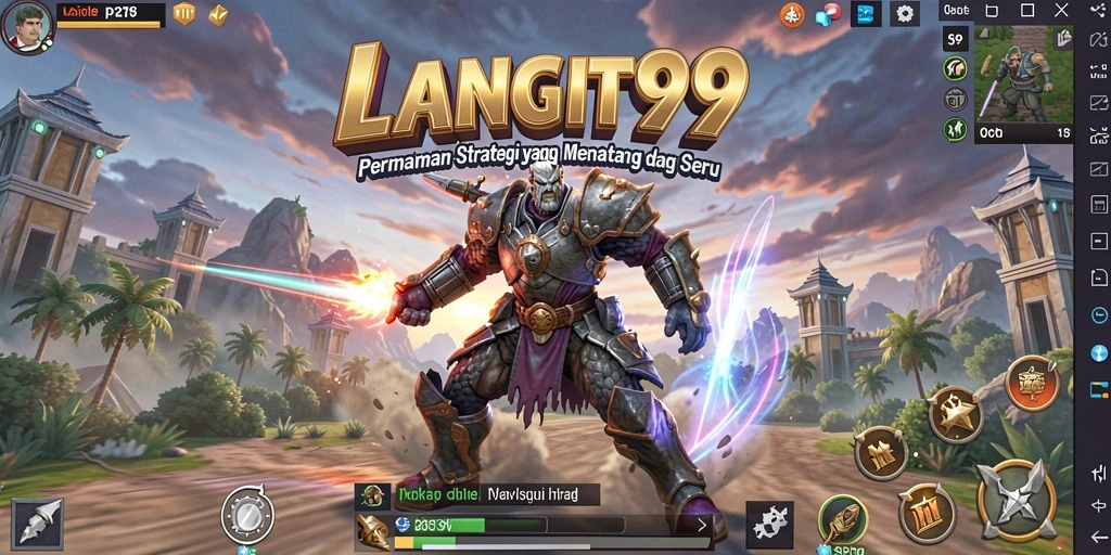 Tangkapan layar LANGIT99 menunjukkan momen strategis dalam permainan yang menarik.