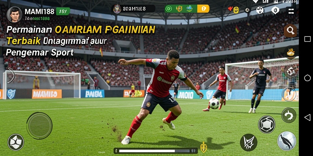 Tangkapan layar utama MAMI188 menampilkan gameplay olahraga yang menegangkan dan mengasyikkan.
