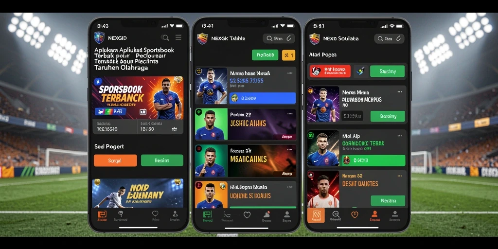 Tampilan gameplay Sportsbook yang menarik dari NEXGID.