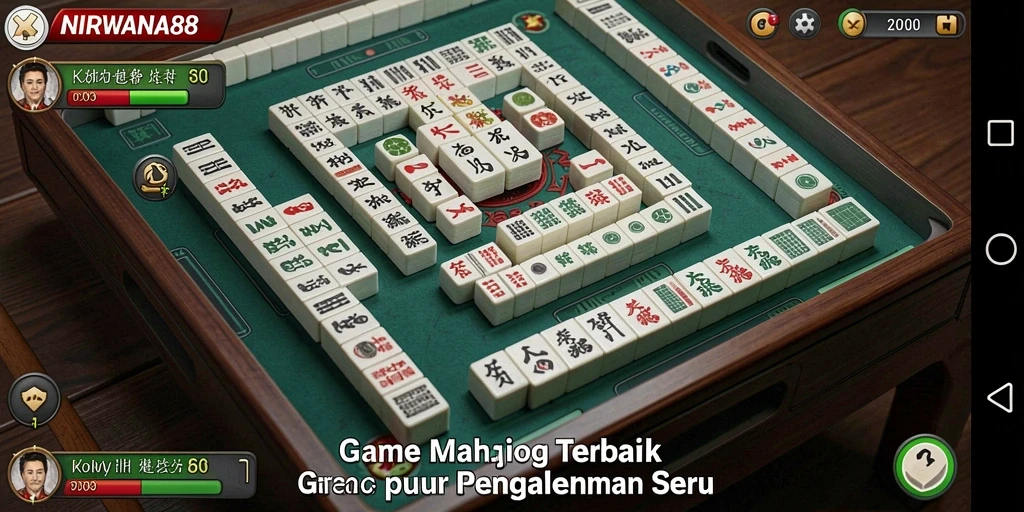 Gameplay seru Mahjong di NIRWANA88 dengan desain menawan.